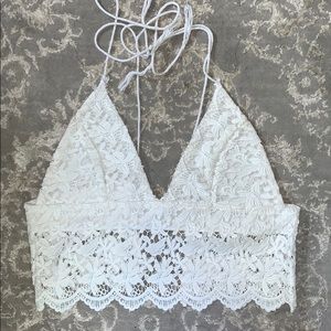 Lace Halter Top FINAL SALE CLOSING CLOSET